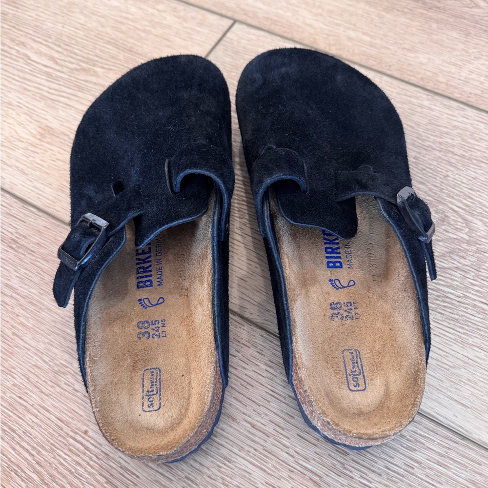 Birkenstock Black Suede Women's Loafers - Picture 3 of 6
